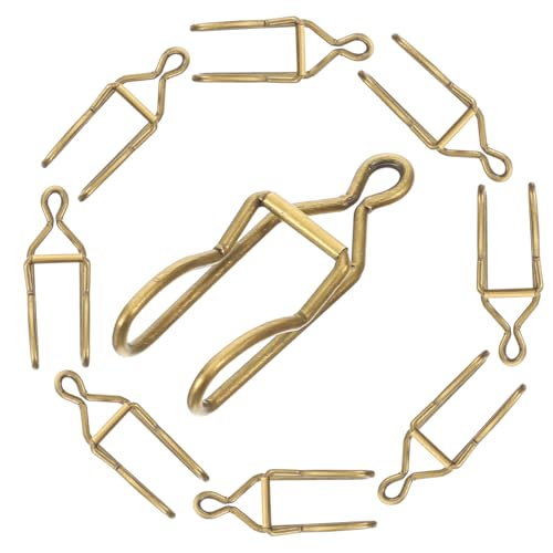 JEWEDECO 50pcs Metal Pocket Watch Chain Clasps Durable Iron DIY Accessories Smooth Finish for Vintage Chains Replacement Parts
