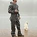 FROGG TOGGS Men's Pro Lite Suit, Waterproof, Breathable, Dependable Wet Weather Protection, Khaki, Medium-Large