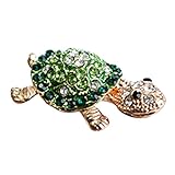Polytree Cute Crystal Turtle Anti Dust Plug 3.5mm Earphone Jack for iPhone Samsung Galaxy (Green)