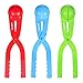 Snowball Maker 3PCS Snowball Maker Tool with Handle for Snow Ball Fights, Snow Toys Kids Winter Outdoor Toys Snow Ball Clip Snow Games for Kids and Adults