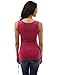 PattyBoutik Women V Neck Corset Ruched Tank Top (Rose Medium)