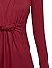 Ninedaily Women Tunics V-neck Ruffles Long Sleeve Draped Shoulder Blouse Tops