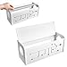 AGPTEK Cable Box Cord Organizer for Desk/TV/Computer| Cable Sleeve Management, Cable Storage Box, White …