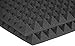 Auralax Studiofoam Pyramid, 2-Inch by 24-Inch by 24-Inch, Pack of 2, Charcoal