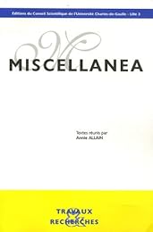 Miscellanea