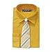 Jacques Valmont Boy's Long Sleeve Shirt with Tie and Accessories (Multiple Colors)
