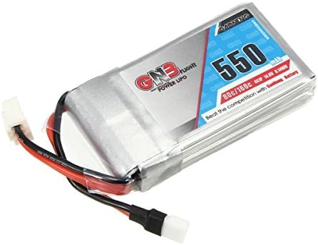 MAUBHYA Gaoneng GNB 7.4V 550mAh 2S 80/160C Lipo Battery White Plug