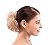 Merrylight Donut hair bun extension scrunchie ponytail hairpieces for women (Honey Blonde-227/863)