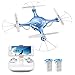 Syma X5UW FPV RC Drone with 720P HD Wi-Fi Camera Live Video Training Quadcopter for Beginners Bonus Battery Blue