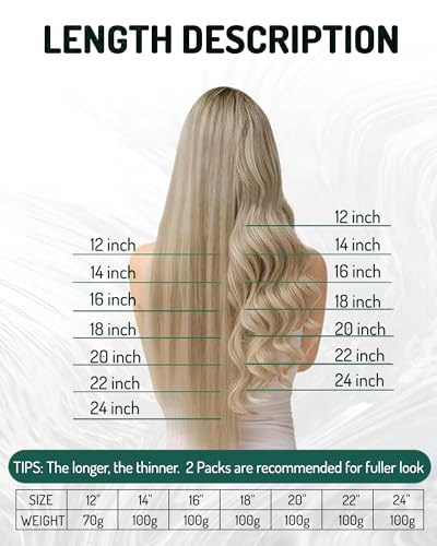 RUNATURE Brown Human Hair Straight Real Hair Bundles Straight Human Hair Weave 100g #2 Darkest Brown Natural Hair Extensions Curtain Hair Extensions Human Hair 22 Inch