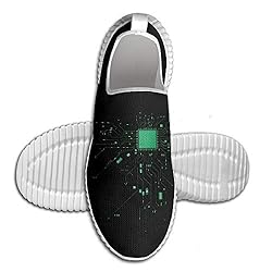 Computer CPU Core Heart Geek Running Sports Shoes