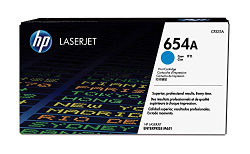 HP 654A (CF331A) Cyan Original Toner Cartridge