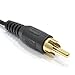 kenable 3.5mm Mono Jack Plug to Single RCA Phono Plug Cable 1.2m (~4 feet)