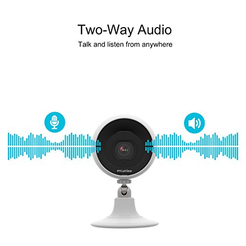 LaView-Wireless-Security-Camera-1080P-HD-Indoor-Outdoor-Home-Surveillance-WiFi-IP-Camera-IP65-Waterproof-Two-way-Audio-Night-Vision-Motion-Alarm-Baby-Monitor-Nanny-Cam-with-16GB-MicroSD-Card-White