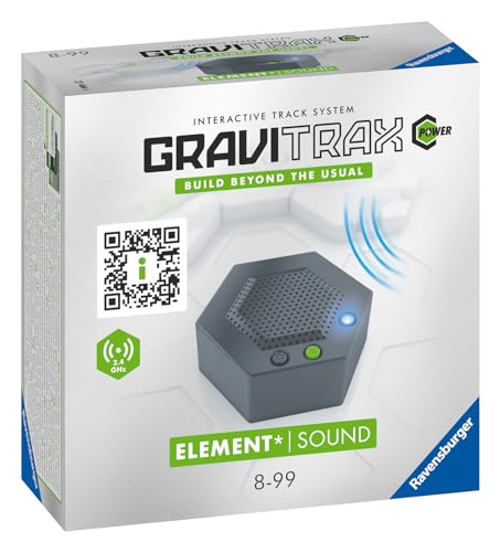 Ravensburger GraviTrax Power Element Sound - Marble Run, STEM and Construction Toys for Kids Age 3 Years Up - Kids Gifts