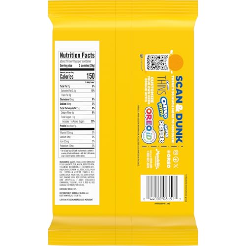 OREO GOLDEN BIRTHDAY CAKE CREME SANDWICH COOKIES, LIMITED EDITION, 10.68 OZ