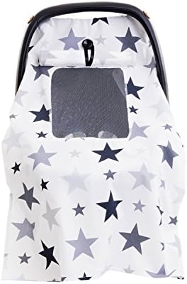 Taltalina Multi-Use Cotton Baby Cover in 6 Designs (White - Black - Grey)