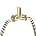 uxcell Lamp Harp Finial Holder Set 7 Inch Polished Brass 2Pcs for Table and Floor Lamps