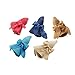 OULII Summer Floppy Beach Straw Hats Bowknot Caps Wide Larege Brim Caps for Women（Khaki）