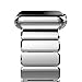 Oittm Watch Band for Apple Watch Series 4, 44mm/42mm Stainless Steel Replacement Strap Link Bracelet Metal iWatch Band with Double Button Folding Clasp for Apple Watch 4/3/2/1 44mm/42m (Bright Sliver)