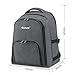 Gonex Picnic Backpack Bag for 4 Person with Insulated Cooler Compartment, Fleece Blanket, Detachable Wine Holder, Cutlery Set (Gray)