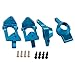 SkyQ 1/18 Wltoys Upgrade Parts Alloy Front/Rear Hub Carrier for A949 A959 A969 A979 K929 Blue 4pcs