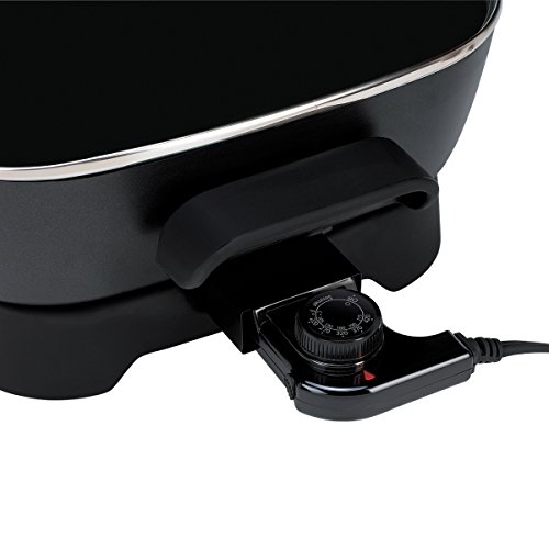 Oster Electric Skillet, 16 Inch, Black/Stainless Steel (CKSTSKFM05