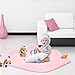 SUNBA YOUTH Pink Hexagon Pad Coral Soft Mat Rug Carpet for Kids Play Tent Playhouse (Thickness 1.2CM)