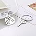 Udobuy® New Unique Stainless Steel You Hold The Key To My Heart Couple Keychain Love Keychain Key Ring Valentine Gift