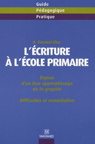 L' écriture à l'école primaire