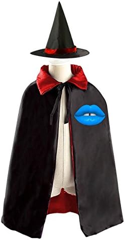 Melanie Martinez Lips Kids Halloween Party Costume Cloak Wizard Witch Cape With Hat
