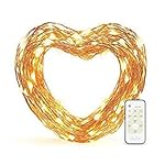 Eufy Starlit String Light Indoor and Outdoor Dimmable Warm White LED with Remote Control, IP20 Water-resistant, 33 ft ( Copper Wire)