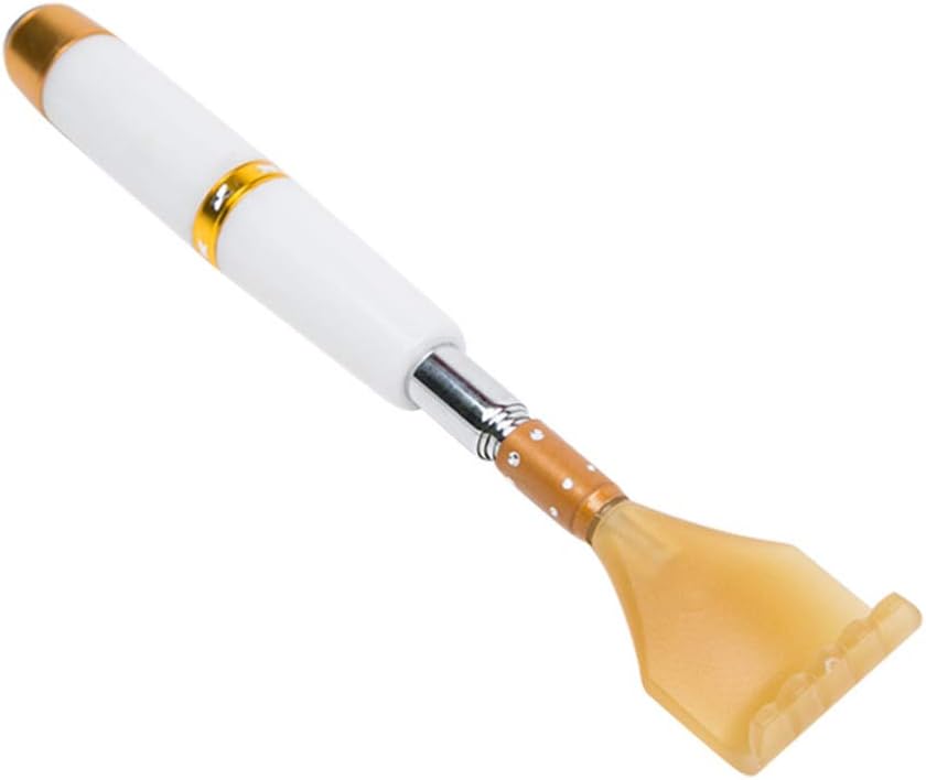 Healifty Extendable Back Scratcher Tool for Men Telescoping Body Scratcher Massage Stick Function for Head Shoulder and Hand Relief for Elderly Use