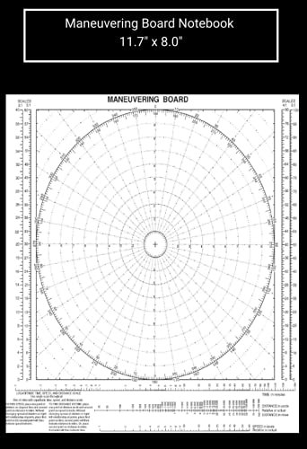 NGA Plotting Sheets/ Maneuvering Board: Exact Copy of the Standard DMA 5090 Plotting Sheets Printed in a Notebook