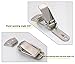 Latch Catch Toggle Hasp Hardware Toolbox Drawer Stainless Steel Spring Loaded, 2.8 inches,4-Piece(5104A)
