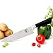 Blue Key World Chef Knife - Ultra Sharp, Lightweight, Ergonomic - Your Go-To Knife in Kitchen for Cutting and Chopping Meat, Fish, Sushi, Fruit, Vegetables, All Food - Well Balanced, 8 Inch, Gift