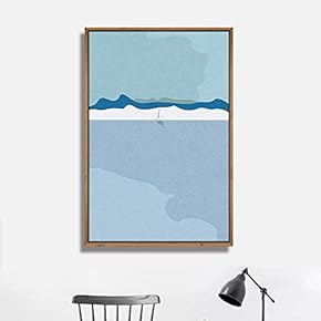Framed Canvas Wall Art for Living Room, Bedroom Silent World Theme Canvas Prints for Home Decoration Ready to Hang - 16x24 inches