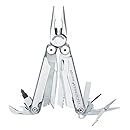 Leatherman 830039 Wave Multitool with Leather/Nylon Combination Sheath, Silver