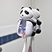 Officially Licensed Black/ White Panda Flipper Toothbrush Holder