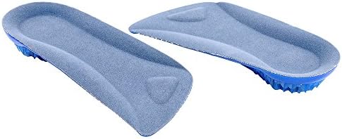 AWEBUY Heel Cup Elevator Shoes Height Insoles, Honeycomb Shaped Gel for 0.6 inches taller &amp; Pain Relief