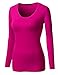 Doublju Fitted Round Neck T-Shirt Top (Plus size available)
