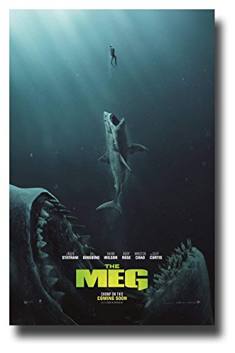 bribase shopThe Meg Poster Movie Promo 2018 36 x 24 inches Megalodon Bites