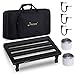 Donner Guitar Pedal Board Case DB-5 Disassembled Aluminium Pedalboard 20'' x 11.4'' x 4'’ with Bag Cable