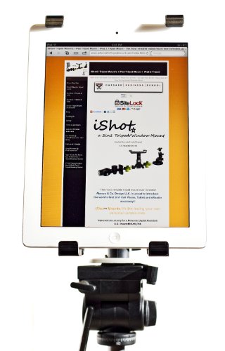 iPad 2 / 3 Tripod Mount - G5 ProÂ® By iShotÂ® Mounts -- Adapter - Holder - Attachment - Made in the U.S.A - Free Window Mount Included - NEW iPad 2 3 4 and iPad Air Tripod Mount Accessories Kit (4002-ipad2)