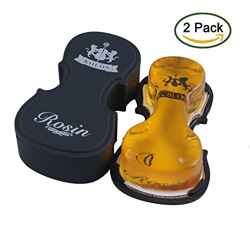 image for JINLI Cello Rosin for Violin Viola for Bow String Rosin 2 Pack (MA-3),