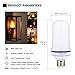 hansang LED Flame Effect Light Bulb, Flickering Fire Bulbs 4 Modes with Upside Down E26 Base,Creative Decorative Simulated Vintage Flame Light for Halloween,Chirstmas,Party,Bar Decoration 2 Pack