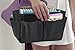 Premium Purse Organizer Insert - Perfect Bag Organizer for Large Tote & Handbag - Keep Everything Neat & Accessible (LV-L-BLK)