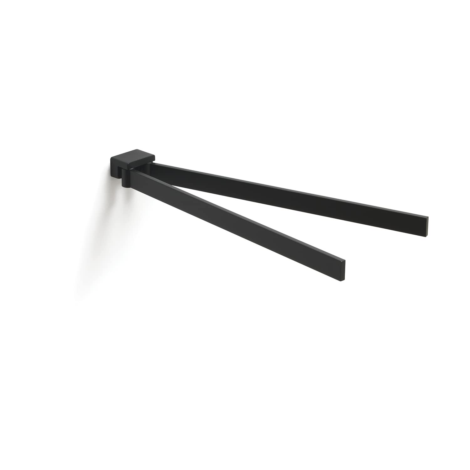 Gedy Lounge Towel Rail, Chrome, Black, Double