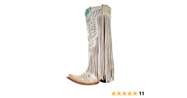 corral aztec fringe boots