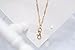 Christina Geometric Women's Fashion Lanyard Necklace with Swivel Clasp (Gold)